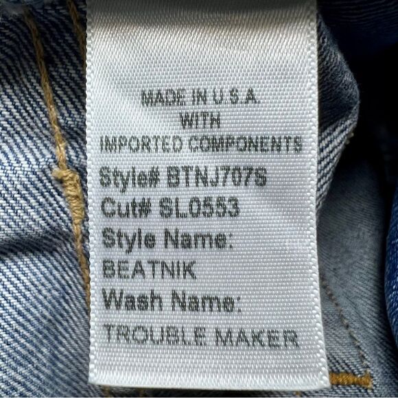 SLVRLAKE Beatnik High Rise Slim Jeans in Trouble Maker Wash - Picture 10 of 10